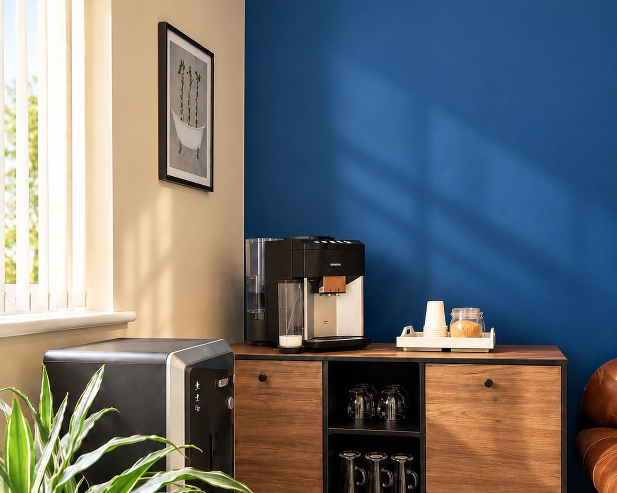 Coffee station in the waiting area