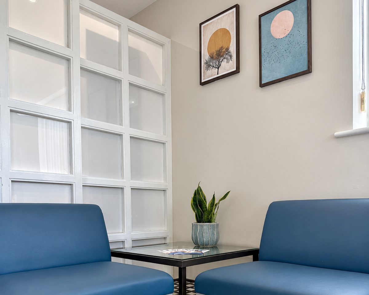 Seating in the waiting room